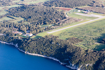 Vrsar im Bundesland Gespanschaft Istrien, Kroatien aus der Luft