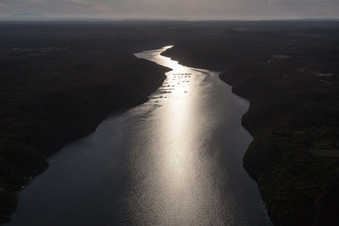 Vrsar im Bundesland Gespanschaft Istrien, Kroatien vom Flugzeug aus