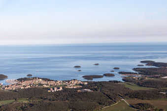 Flengi im Bundesland Gespanschaft Istrien, Kroatien von oben