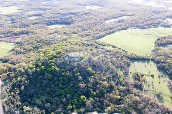 Luftbild von Valkarin im Bundesland Gespanschaft Istrien, Kroatien