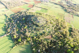 Luftaufnahme von Valkarin im Bundesland Gespanschaft Istrien, Kroatien