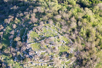 Schrägluftbild von Valkarin im Bundesland Gespanschaft Istrien, Kroatien