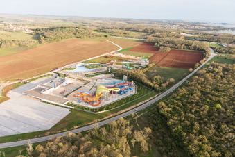 Poreč im Bundesland Gespanschaft Istrien, Kroatien von oben