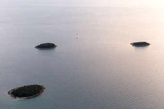 Funtana im Bundesland Gespanschaft Istrien, Kroatien aus der Vogelperspektive