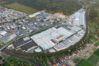 Luftaufnahme von Graben-Neudorf, SEW-EURODRIVE GmbH & Co KG im Bundesland Baden-Württemberg, Deutschland