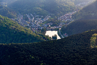 Herzogweiher im Ortsteil Grethen in Bad Dürkheim im Bundesland Rheinland-Pfalz, Deutschland