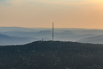 Sendemast auf dem Weinbiet im Ortsteil Haardt in Neustadt an der Weinstraße im Bundesland Rheinland-Pfalz, Deutschland