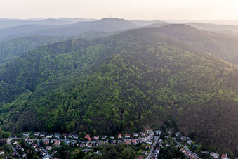 Luftaufnahme von Ortsteil Hambach an der Weinstraße in Neustadt an der Weinstraße im Bundesland Rheinland-Pfalz, Deutschland