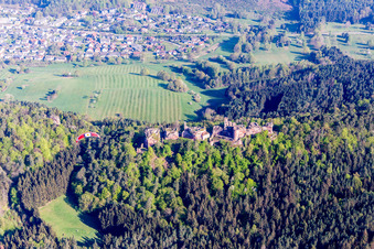 Dahn, Ruine Altdahn im Bundesland Rheinland-Pfalz, Deutschland