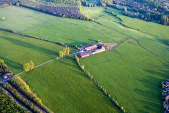 Mertzwiller im Bundesland Bas-Rhin, Frankreich aus der Luft