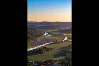 Östlichster Punkt von NRW im Ortsteil Stahle in Höxter im Bundesland Nordrhein-Westfalen, Deutschland