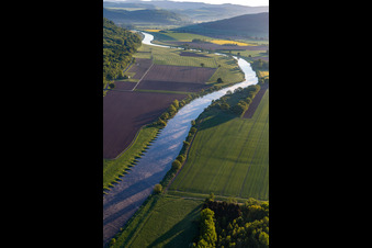 Luftbild von Ortsteil Stahle in Höxter im Bundesland Nordrhein-Westfalen, Deutschland
