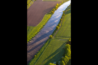 Buhnen an der Weser im Ortsteil Stahle in Höxter im Bundesland Nordrhein-Westfalen, Deutschland