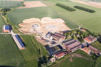 Luftbild von Gros-Réderching im Bundesland Moselle, Frankreich