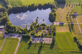 Vestiges Romaines / römische Ausgrabungen im Ortsteil Reinheim in Gersheim im Bundesland Saarland, Deutschland
