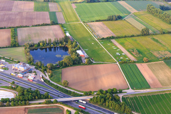 Segelfluggelände Dannstadt des Segelfluggelände Giulini e.V in Dannstadt-Schauernheim im Bundesland Rheinland-Pfalz, Deutschland