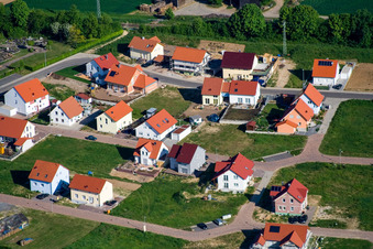 Luftbild von An d. Anhaide im Ortsteil Schaidt in Wörth am Rhein im Bundesland Rheinland-Pfalz, Deutschland