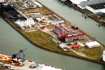 Ehemalige Termoselect-Anlage im Ortsteil Mühlburg in Karlsruhe im Bundesland Baden-Württemberg, Deutschland