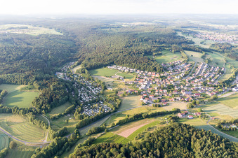 Krumbach von Süden in Limbach im Bundesland Baden-Württemberg, Deutschland