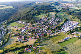 Krumbach von Südwesten in Limbach im Bundesland Baden-Württemberg, Deutschland