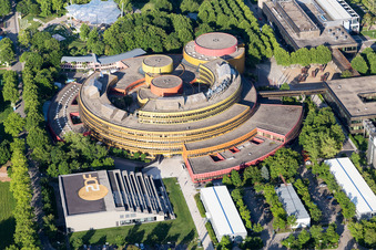 Ortsteil Lerchenberg in Mainz im Bundesland Rheinland-Pfalz, Deutschland von oben gesehen