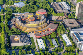ZDF auf dem Lerchenberg in Mainz im Bundesland Rheinland-Pfalz, Deutschland