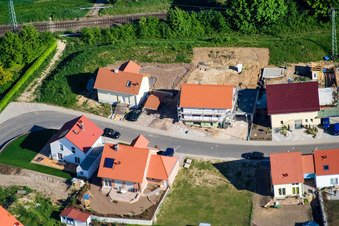 An d. Anhaide im Ortsteil Schaidt in Wörth am Rhein im Bundesland Rheinland-Pfalz, Deutschland aus der Luft