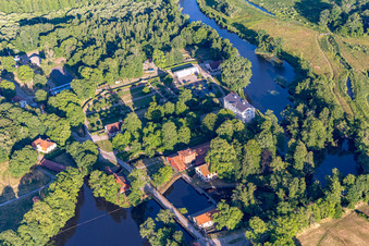 Odensjö im Bundesland Kronoberg, Schweden aus der Luft