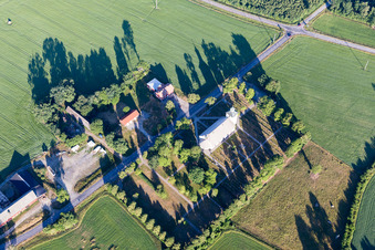 Skatelöv im Bundesland Kronoberg, Schweden vom Flugzeug aus