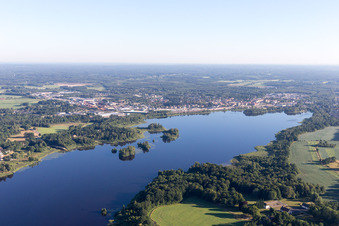 Luftbild von Benestad im Bundesland Kronoberg, Schweden