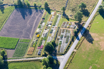 Luftbild von Opparyd im Bundesland Kronoberg, Schweden