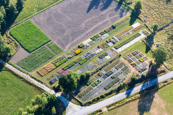 Schrägluftbild von Opparyd im Bundesland Kronoberg, Schweden