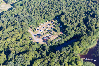 Schrägluftbild von Torne im Bundesland Kronoberg, Schweden