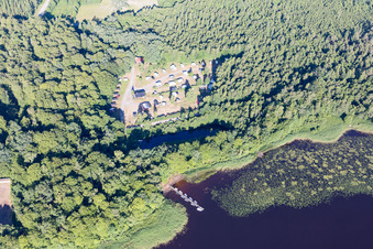 Torne im Bundesland Kronoberg, Schweden vom Flugzeug aus