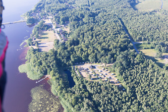 Torne im Bundesland Kronoberg, Schweden von einer Drohne aus