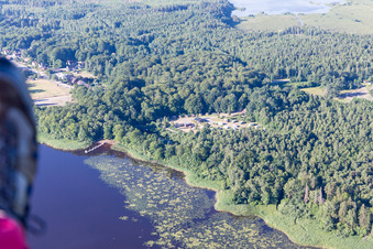 Schrägluftbild von Torne im Bundesland Kronoberg, Schweden