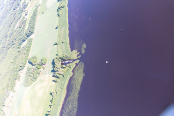 Torne im Bundesland Kronoberg, Schweden von einer Drohne aus