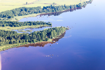 Hunna im Bundesland Kronoberg, Schweden aus der Luft