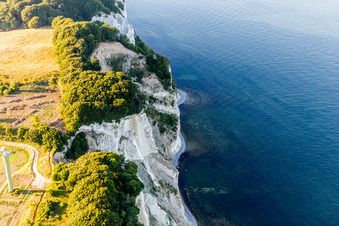 Schrägluftbild von Borre im Bundesland Sjælland, Dänemark