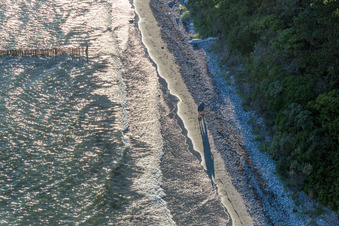 Luftbild von Borre im Bundesland Sjælland, Dänemark