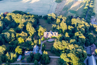 Stege im Bundesland Sjælland, Dänemark aus der Drohnenperspektive