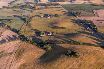 Drohnenaufname von Borre im Bundesland Sjælland, Dänemark