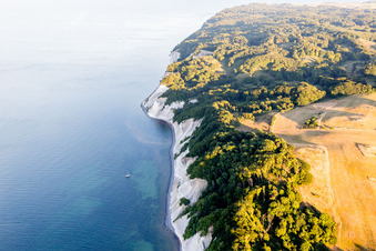 Drohnenaufname von Borre im Bundesland Sjælland, Dänemark