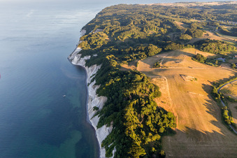 Drohnenbild von Borre im Bundesland Sjælland, Dänemark