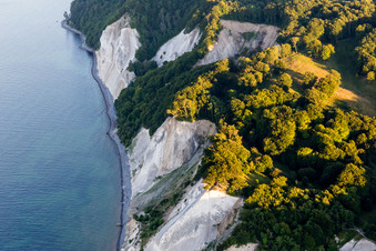 Borre im Bundesland Sjælland, Dänemark von der Drohne aus gesehen