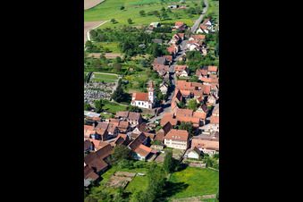 Kirchengebäude der Eglise protestante luthérienne Weinbourg in Weinbourg in Grand Est im Bundesland Bas-Rhin, Frankreich