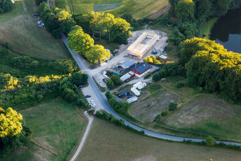 Borre (DK), Møns Klint Resort og Camping im Bundesland Sjælland, Dänemark aus der Luft