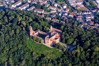 Kloster Limburg im Ortsteil Grethen in Bad Dürkheim im Bundesland Rheinland-Pfalz, Deutschland aus der Luft