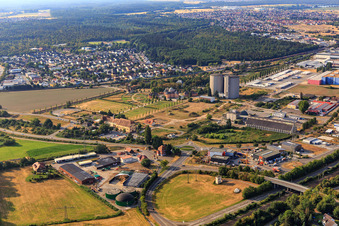 Eremitage Waghäusel im Bundesland Baden-Württemberg, Deutschland von einer Drohne aus