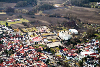 Schulzentrum in Hagenbach im Bundesland Rheinland-Pfalz, Deutschland